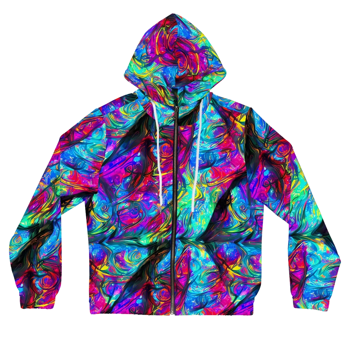 Infinite Vortex on Women's Full-Zip Hoodie — Front