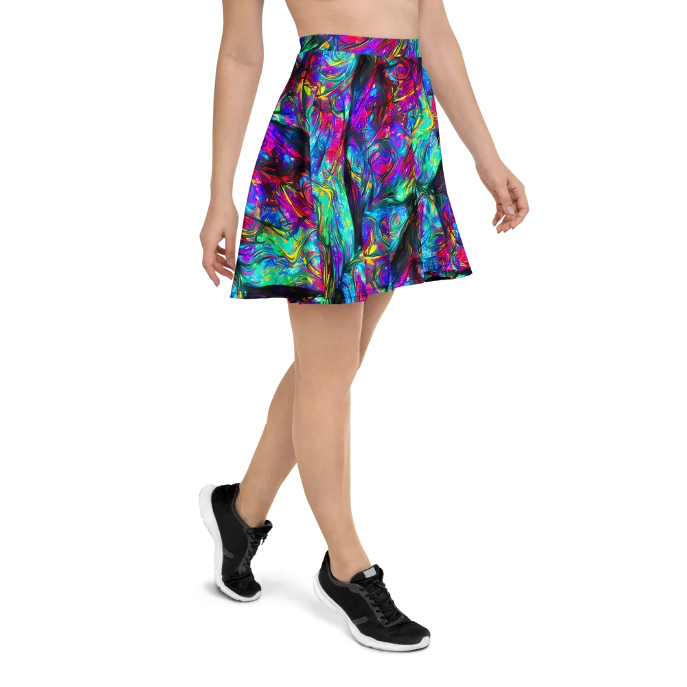 Infinite Vortex on Skater Skirt — Right