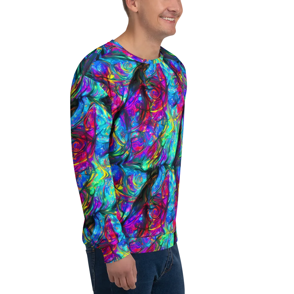 Infinite Vortex on Sweatshirt — Right Front