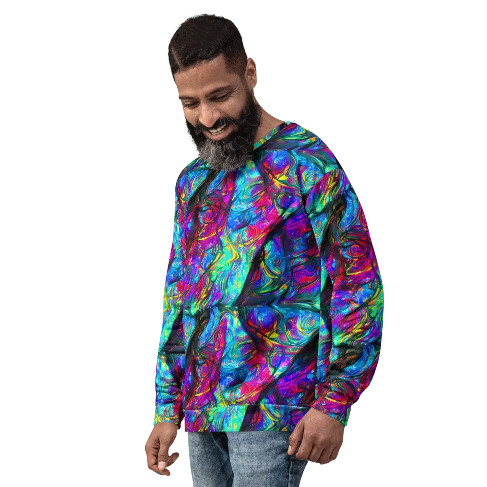 Infinite Vortex on Sweatshirt — Left Front