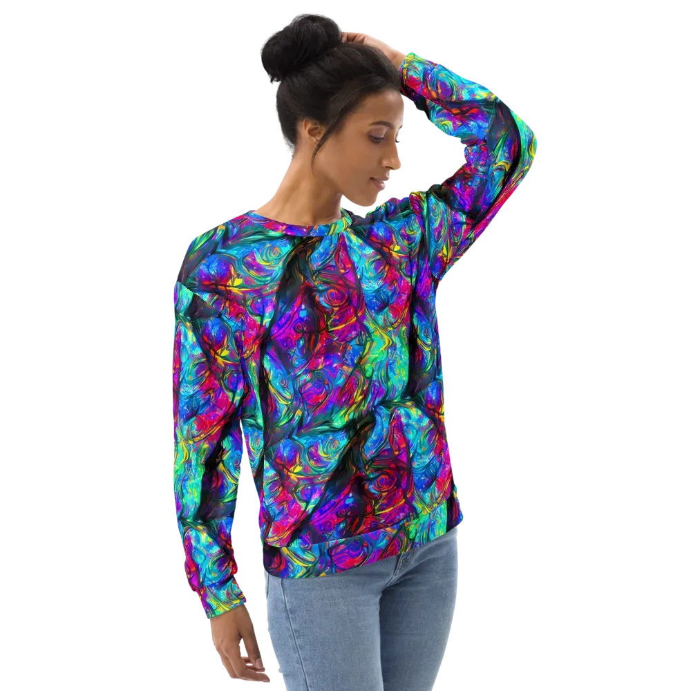 Infinite Vortex on Sweatshirt — Right Front