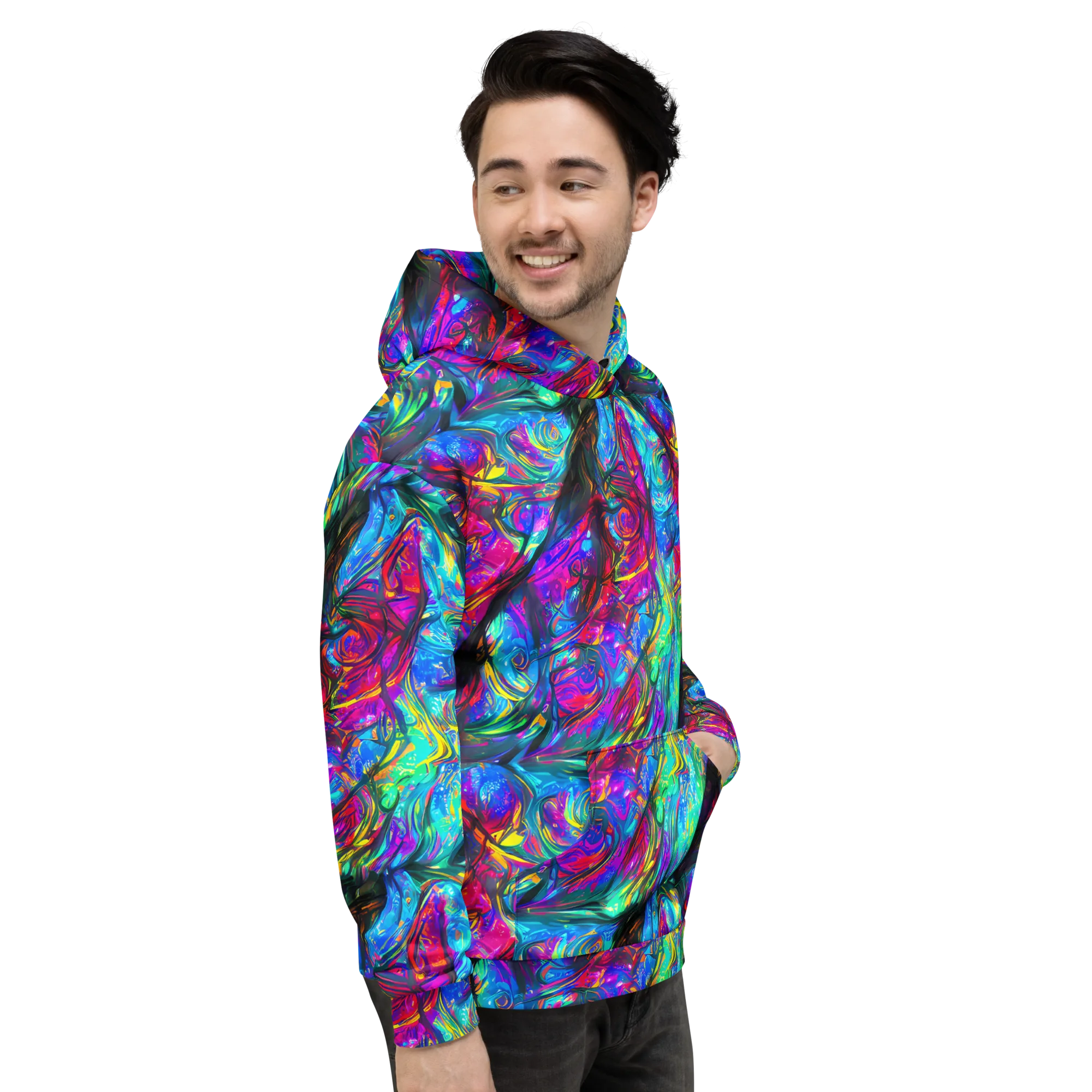 Infinite Vortex on Hoodie — Right