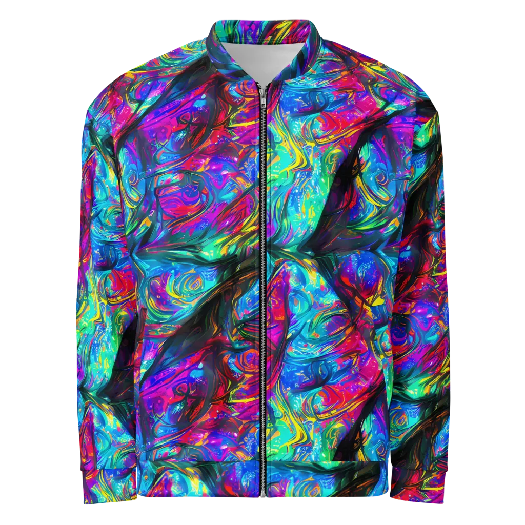 Infinite Vortex on Bomber Jacket — Front