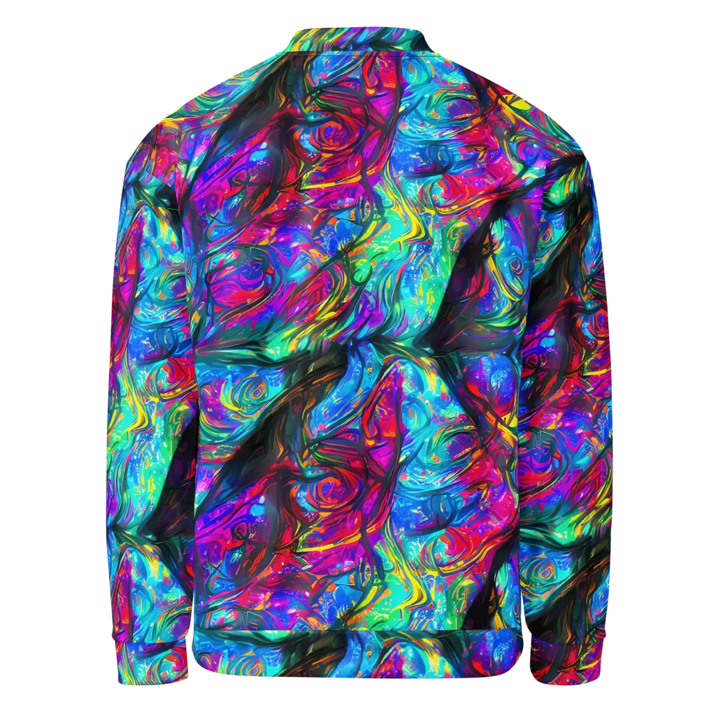 Infinite Vortex on Bomber Jacket — Back