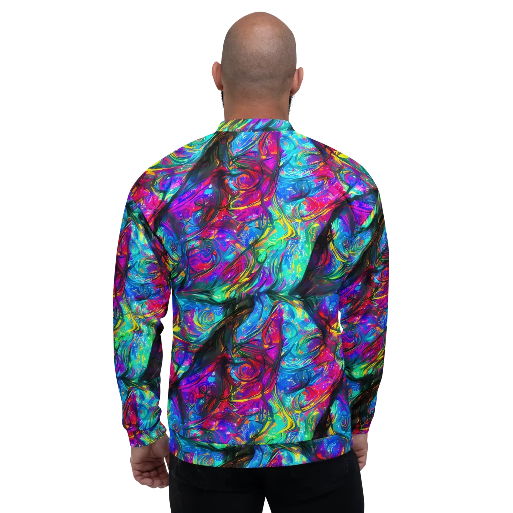 Infinite Vortex on Bomber Jacket — Back