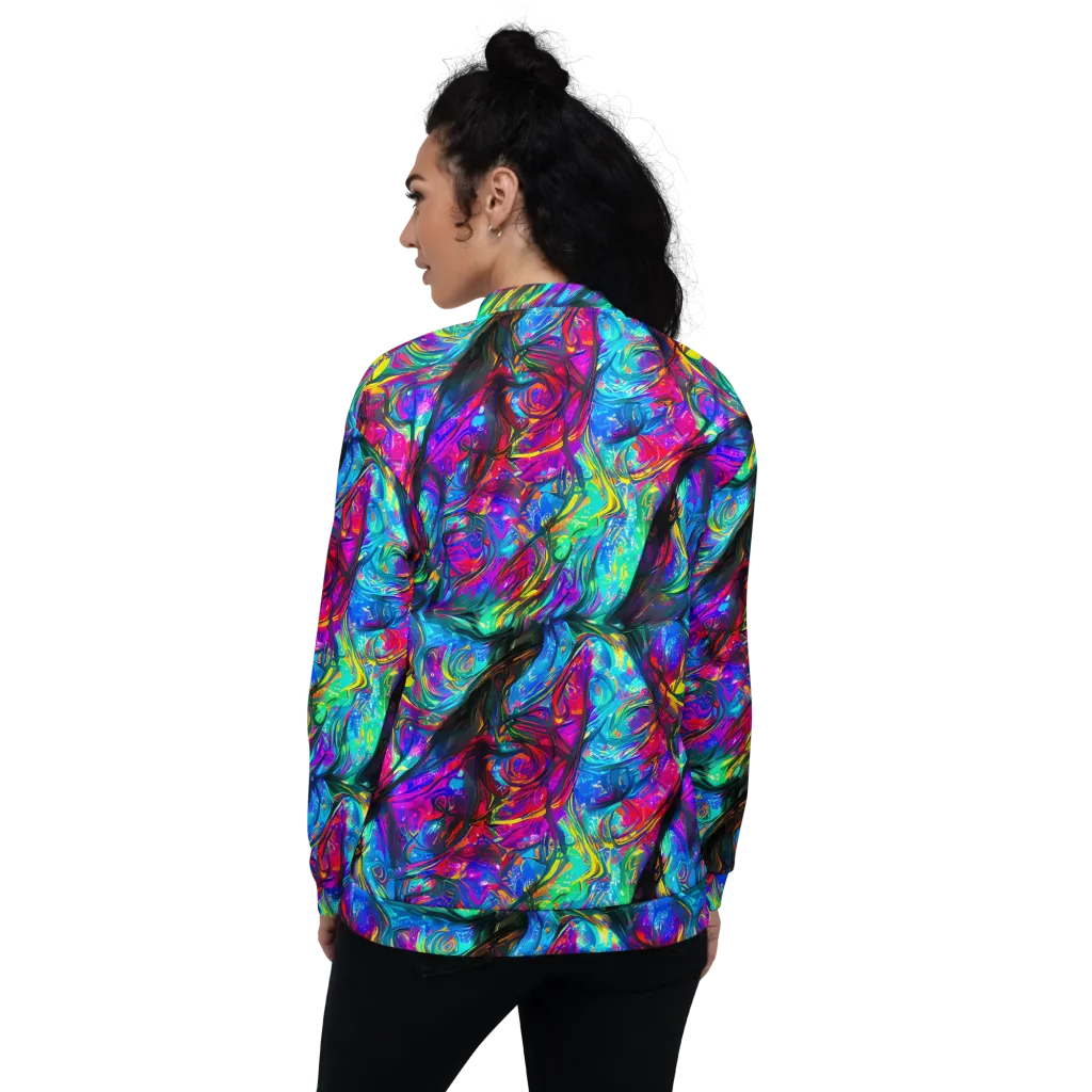 Infinite Vortex on Bomber Jacket — Back