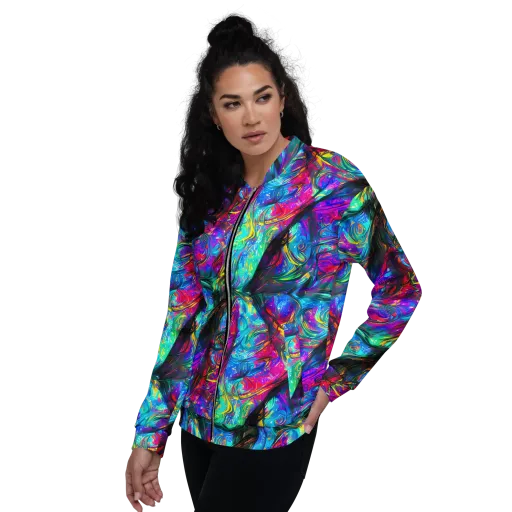 Infinite Vortex on a Bomber Jacket