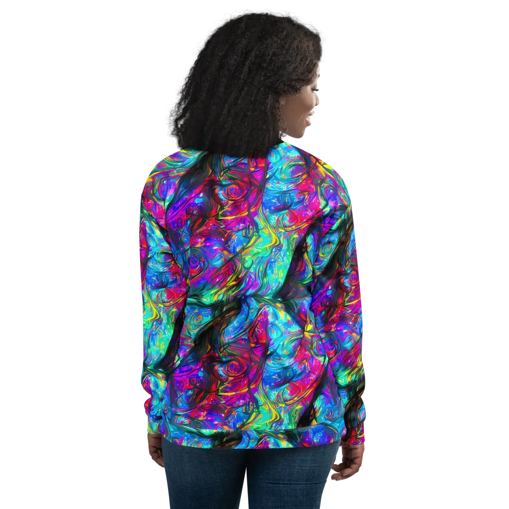 Infinite Vortex on Bomber Jacket — Back
