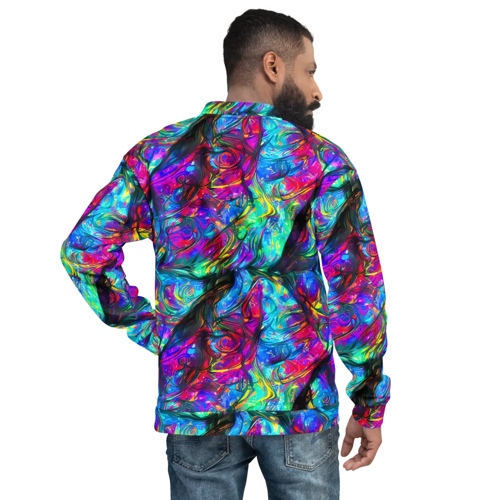 Infinite Vortex on Bomber Jacket — Back