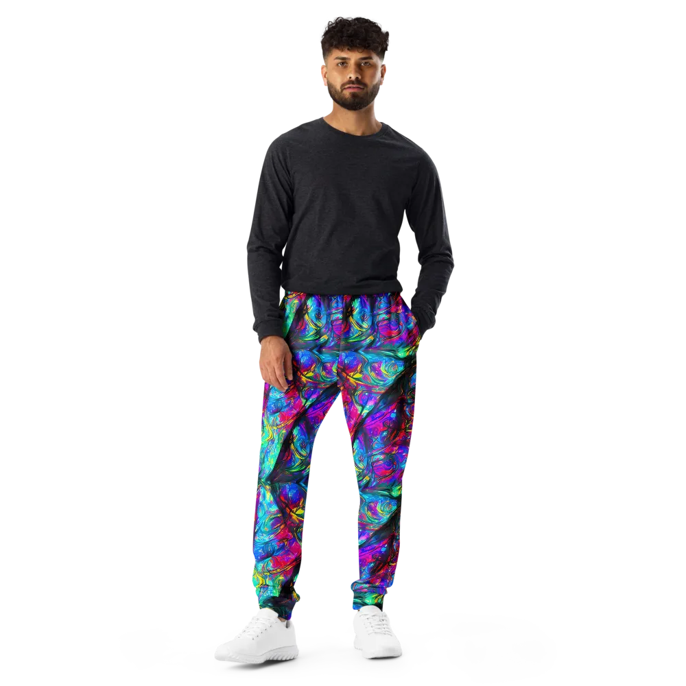 Infinite Vortex on Men's Joggers — Front