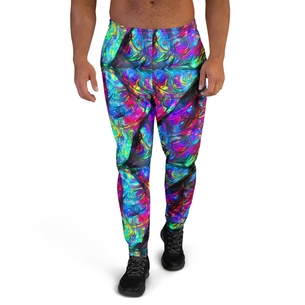 Infinite Vortex on Men's Joggers — Front