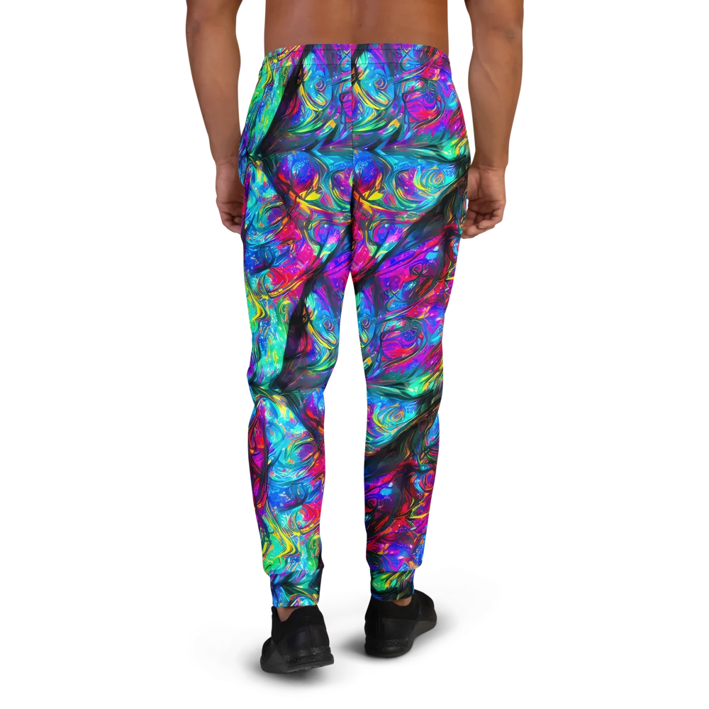 Infinite Vortex on Men's Joggers — Back