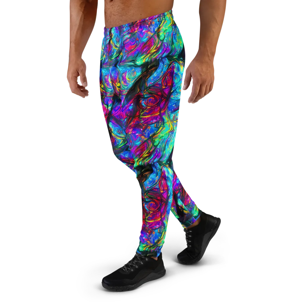 Infinite Vortex on Men's Joggers — Left
