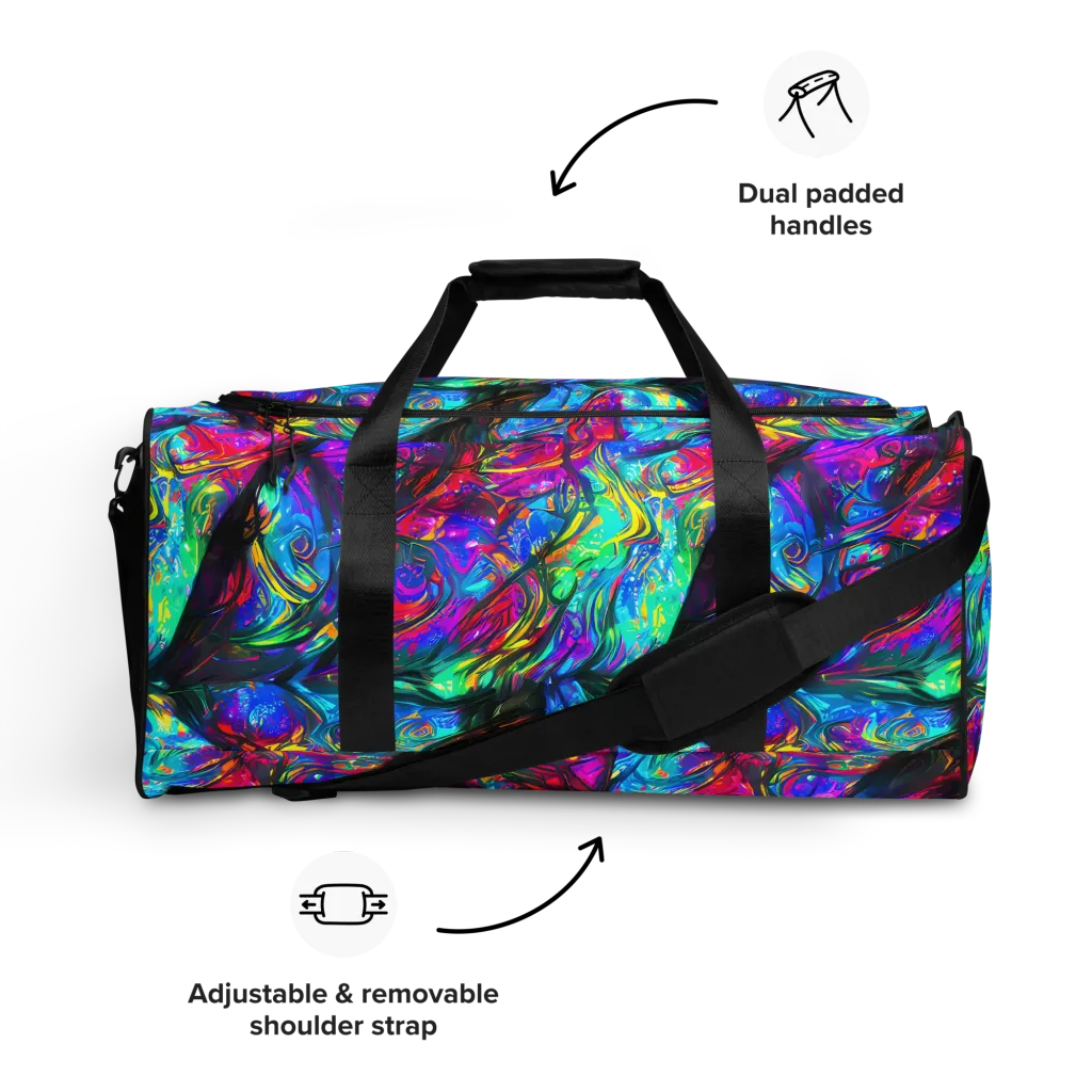 Infinite Vortex on Duffle Bag — Front
