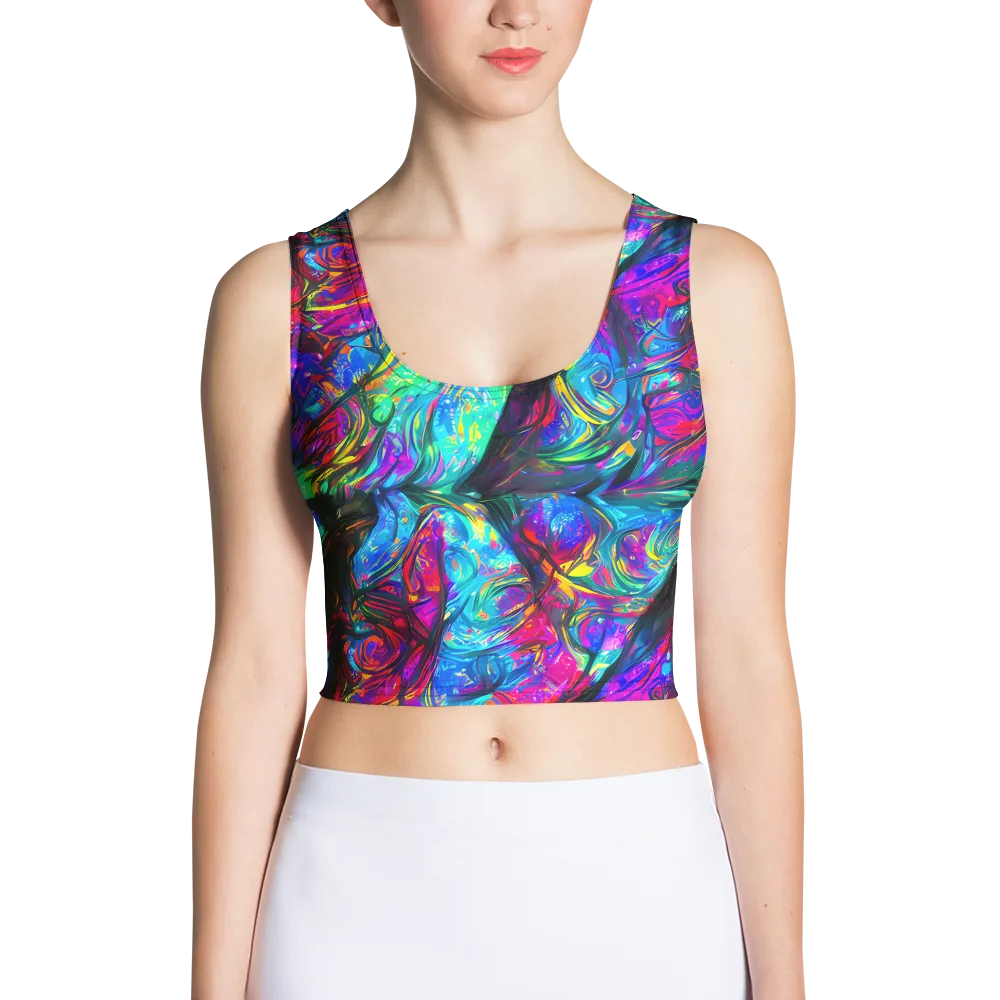 Infinite Vortex on Crop Top — Front