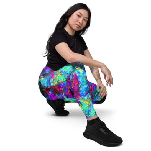 Infinite Vortex on a Leggings with Pockets