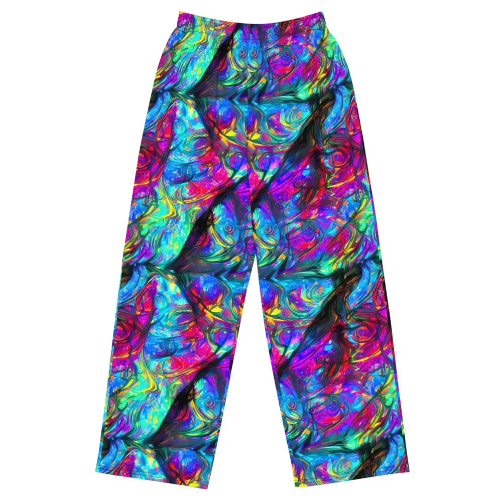 Infinite Vortex on Wide-Leg Pants — Front