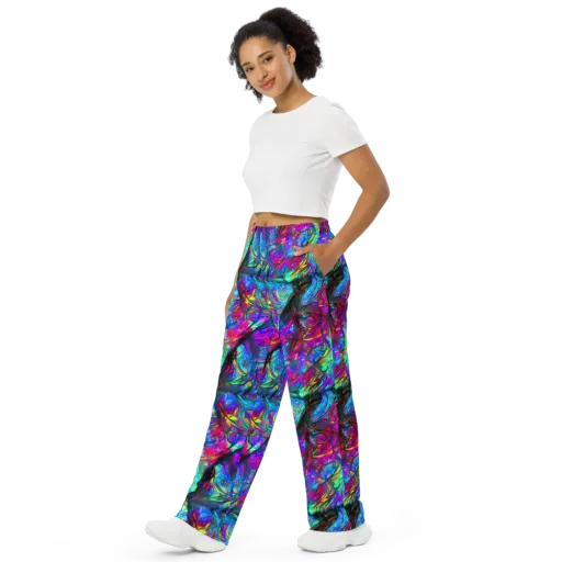 Infinite Vortex on a Wide-Leg Pants