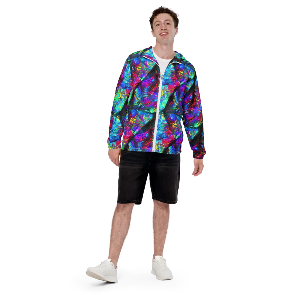 Infinite Vortex on Men's Windbreaker — Front