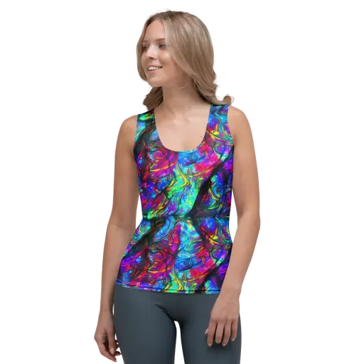 Infinite Vortex on a Women's Tank Top