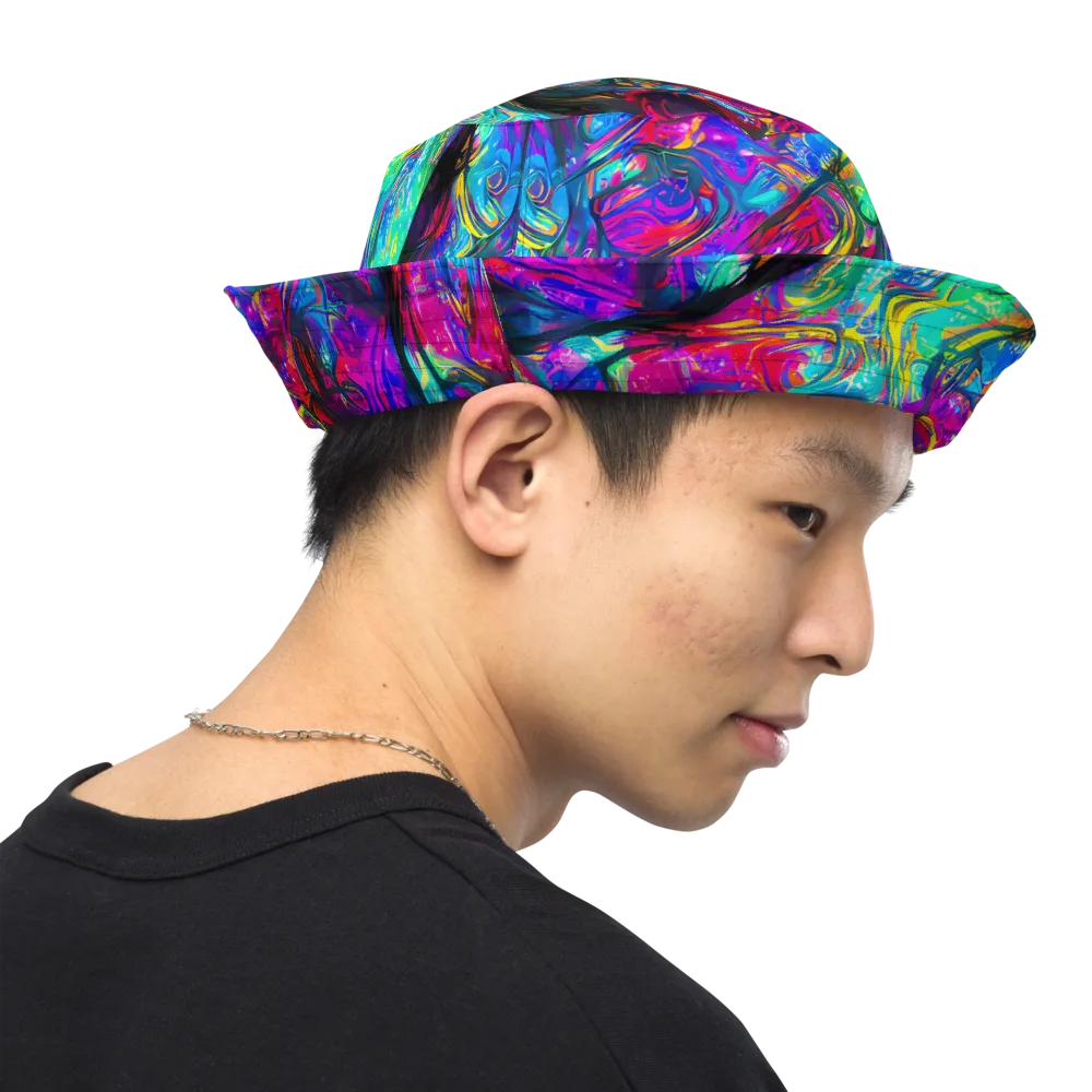 Infinite Vortex on Reversible Bucket Hat — Right Outside
