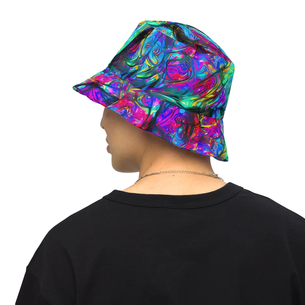 Infinite Vortex on Reversible Bucket Hat — Back Inside