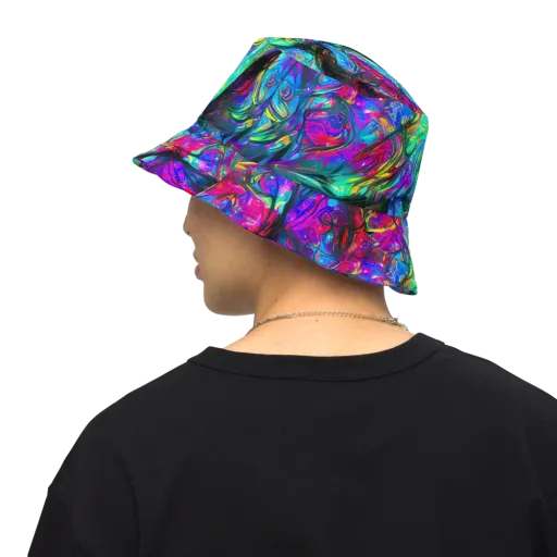 Infinite Vortex on a Reversible Bucket Hat