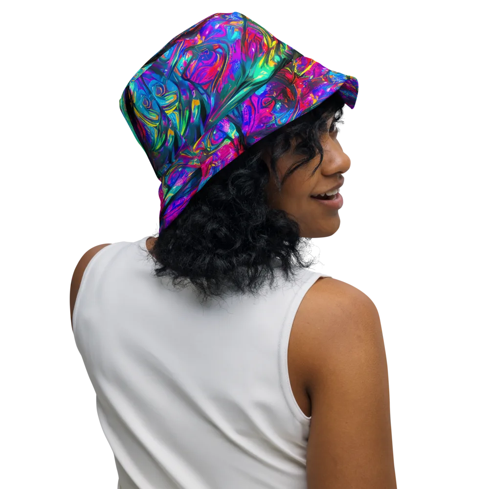 Infinite Vortex on Reversible Bucket Hat — Right Outside