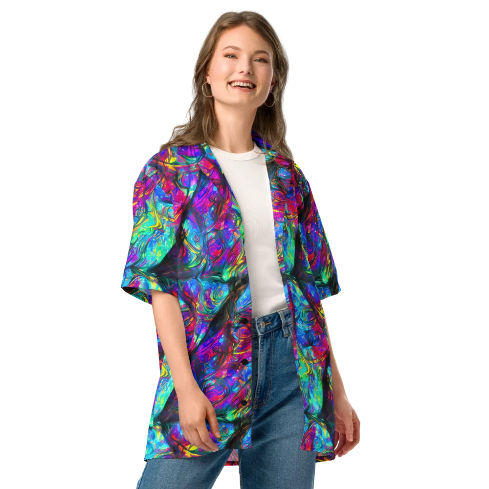 Infinite Vortex on Button Shirt — Front