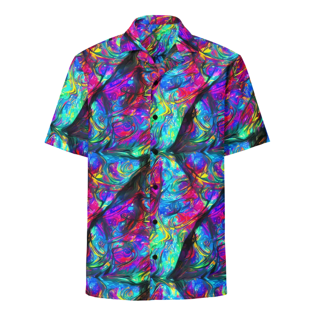 Infinite Vortex on Button Shirt — Front