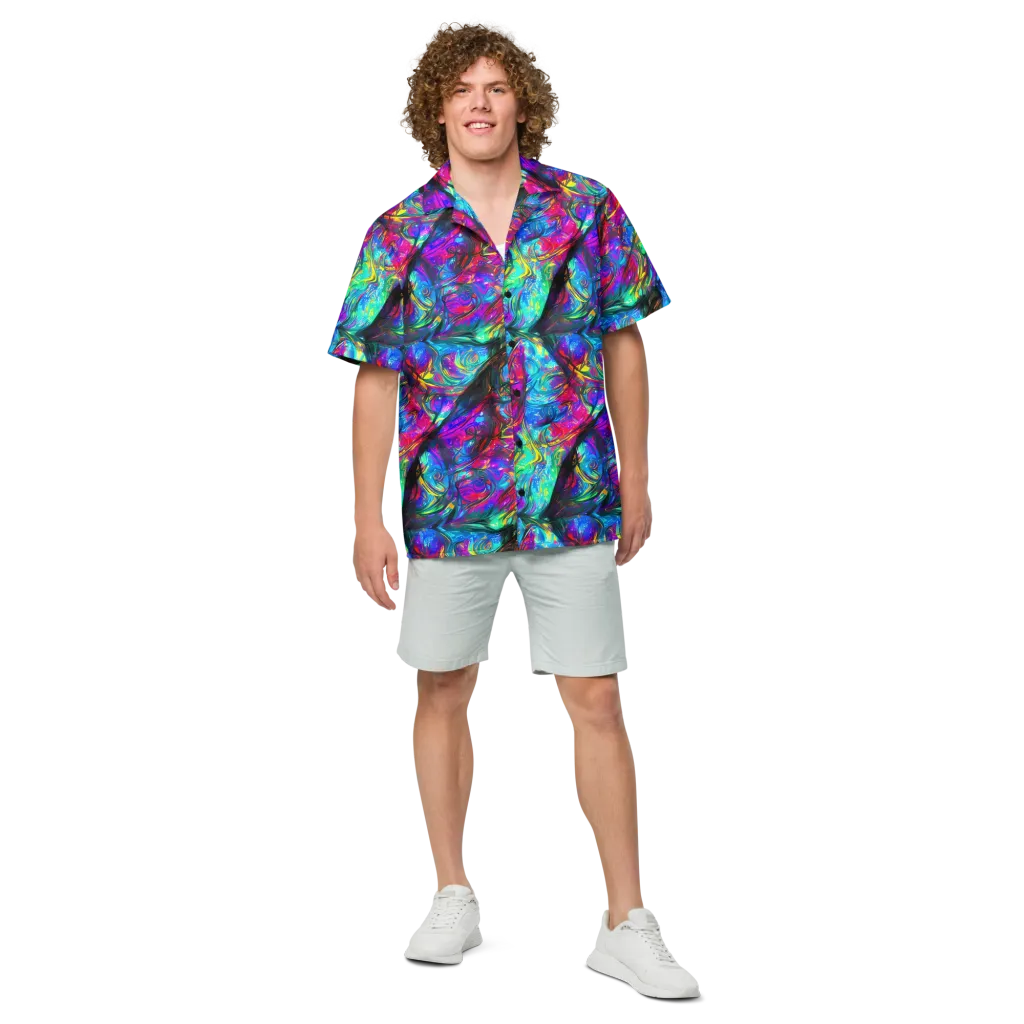 Infinite Vortex on Button Shirt — Front