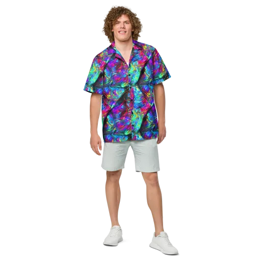 Infinite Vortex on a Button Shirt
