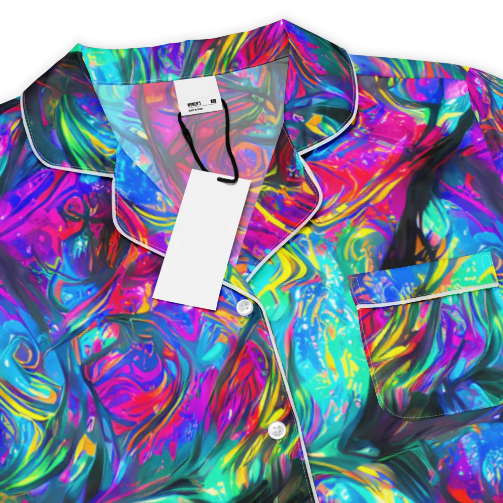 Infinite Vortex on Women's Short Sleeve Pajama Top — Product details