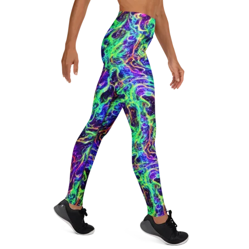 Afterdark Illusion on a Yoga Leggings