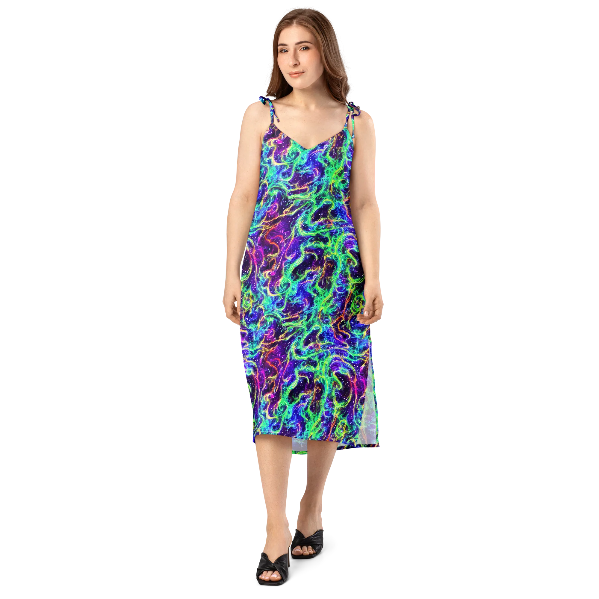 Afterdark Illusion on Slip Dress — Front
