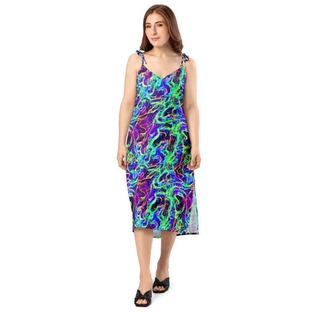 Afterdark Illusion on Slip Dress — Front