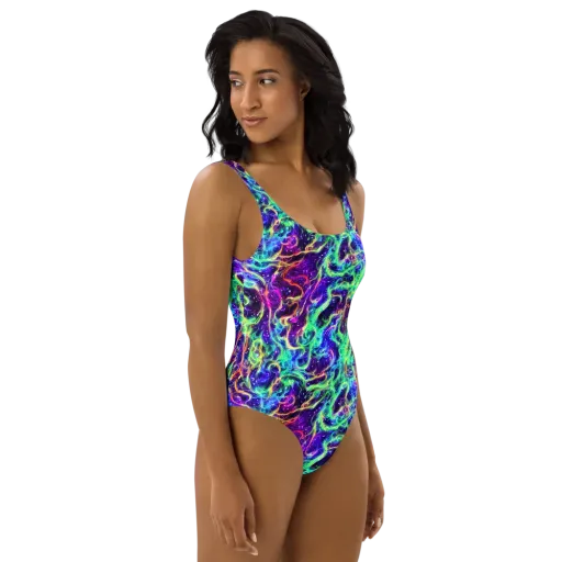 Afterdark Illusion on a One-Piece Swimsuit