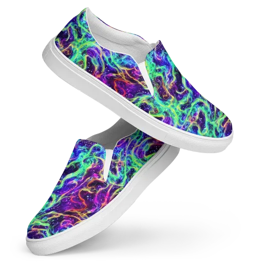 Afterdark Illusion on a Women's Slip-On Canvas Shoes