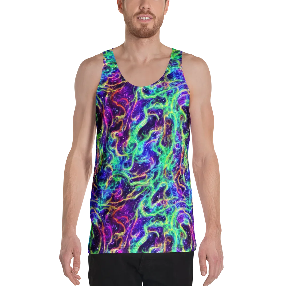 Afterdark Illusion on Men's Tank Top — Front