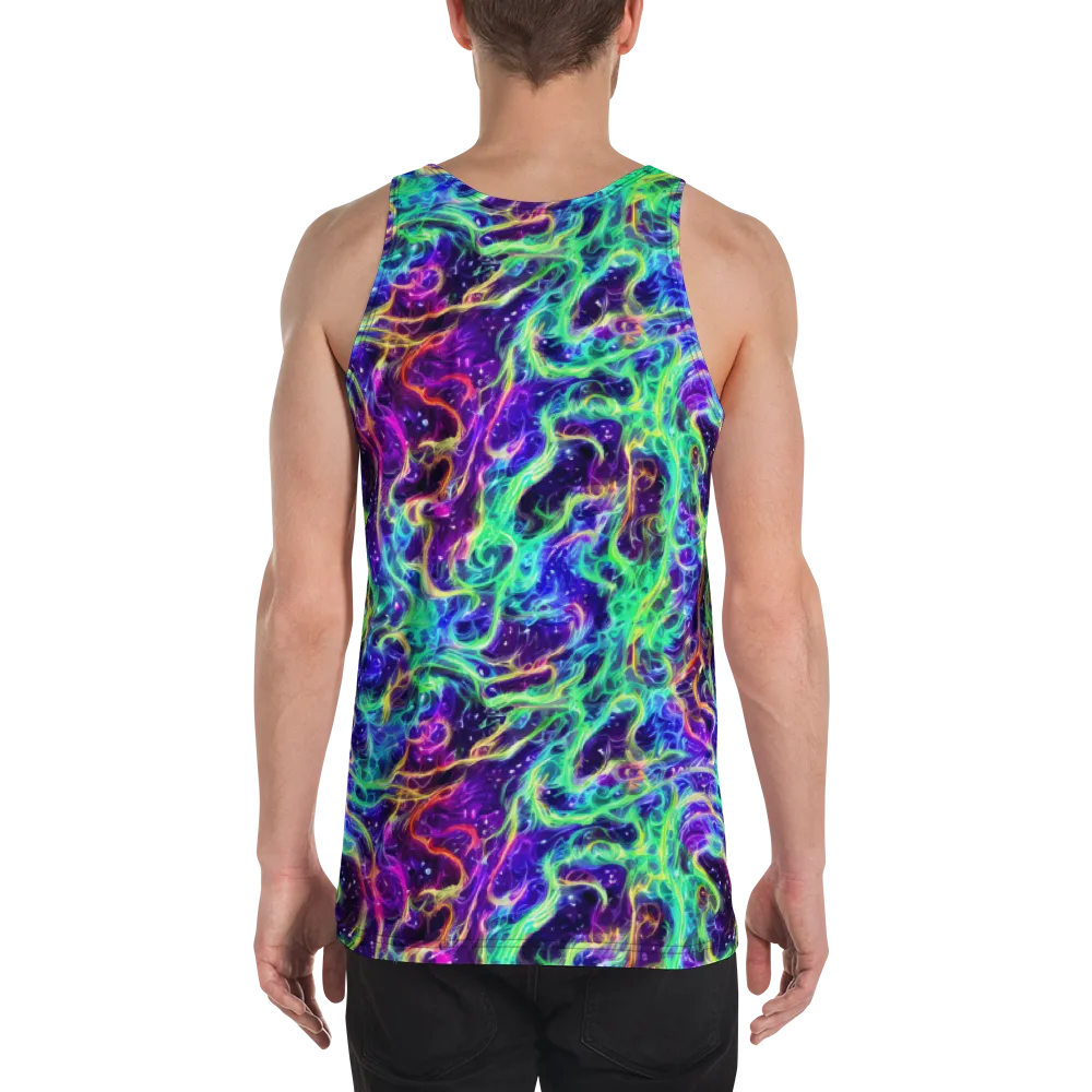 Afterdark Illusion on Men's Tank Top — Back