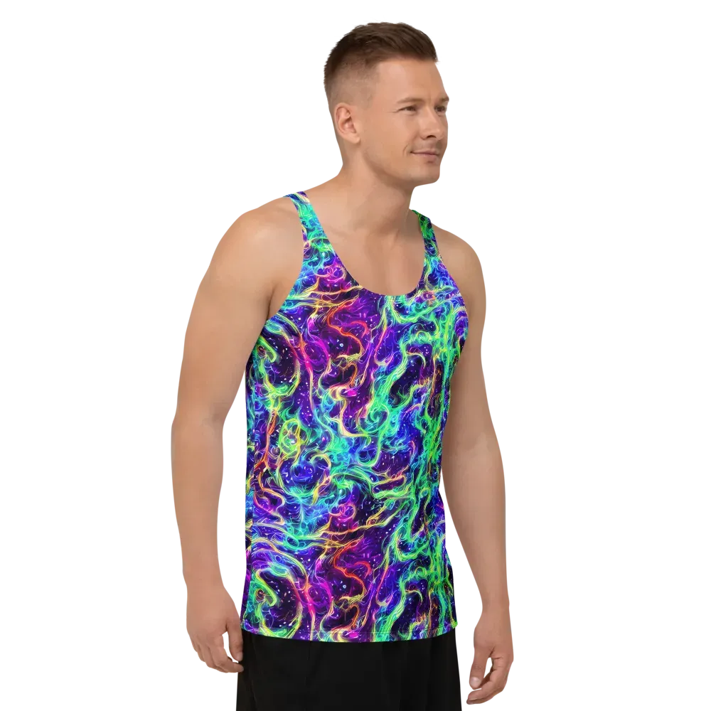 Afterdark Illusion on Men's Tank Top — Right Front