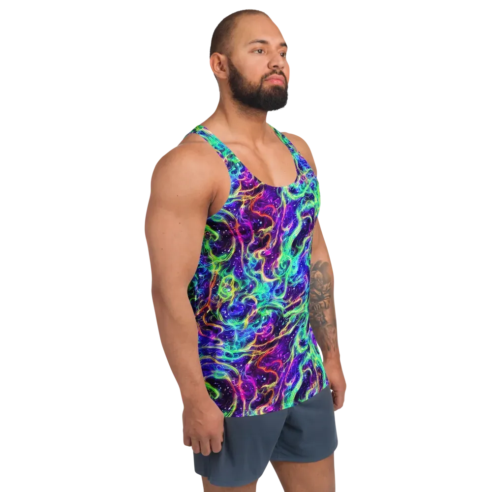 Afterdark Illusion on Men's Tank Top — Right Front