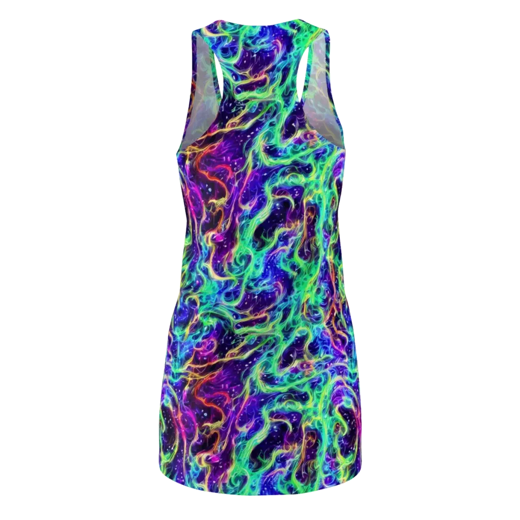 Afterdark Illusion on Racerback Dress — Back