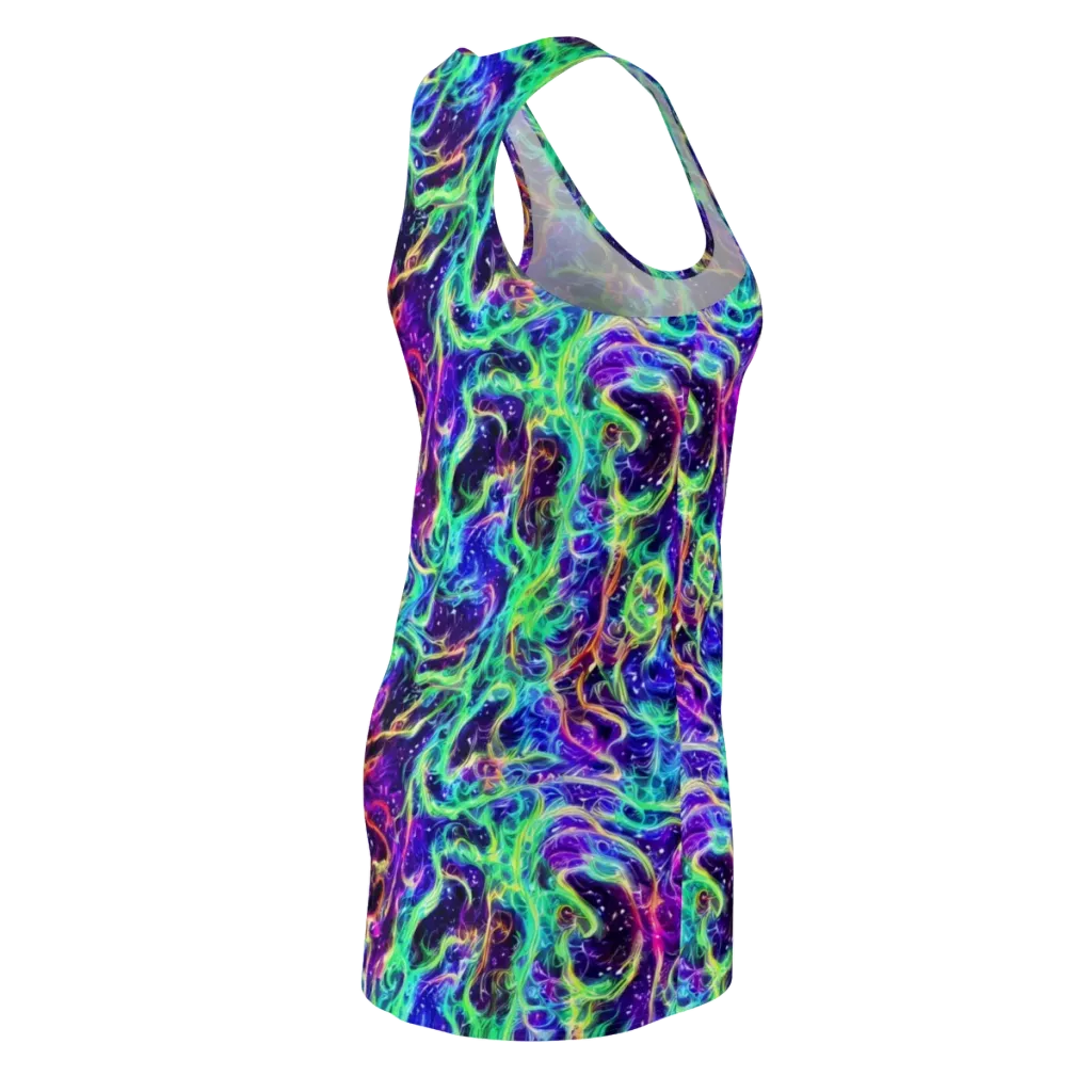 Afterdark Illusion on Racerback Dress — Back Side