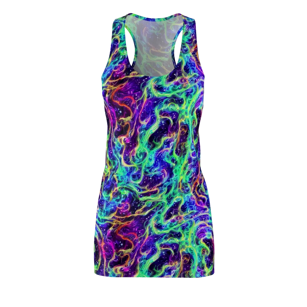Afterdark Illusion on Racerback Dress — Front