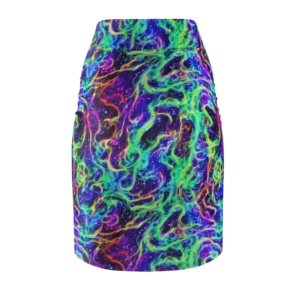 Afterdark Illusion on Pencil Skirt — Back