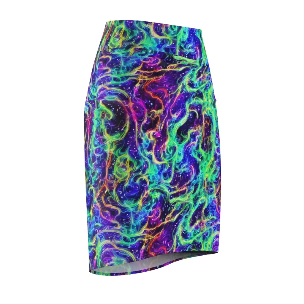 Afterdark Illusion on Pencil Skirt — Front Side