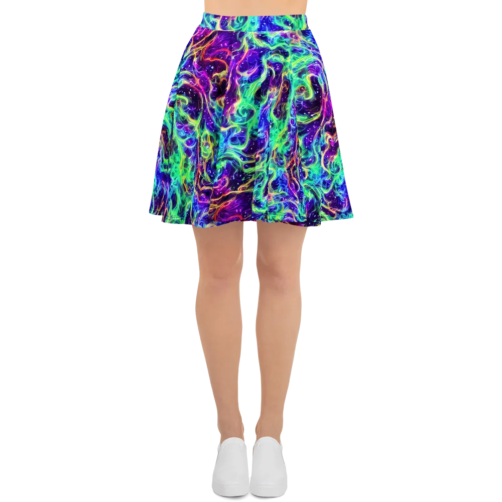 Afterdark Illusion on Skater Skirt — Front