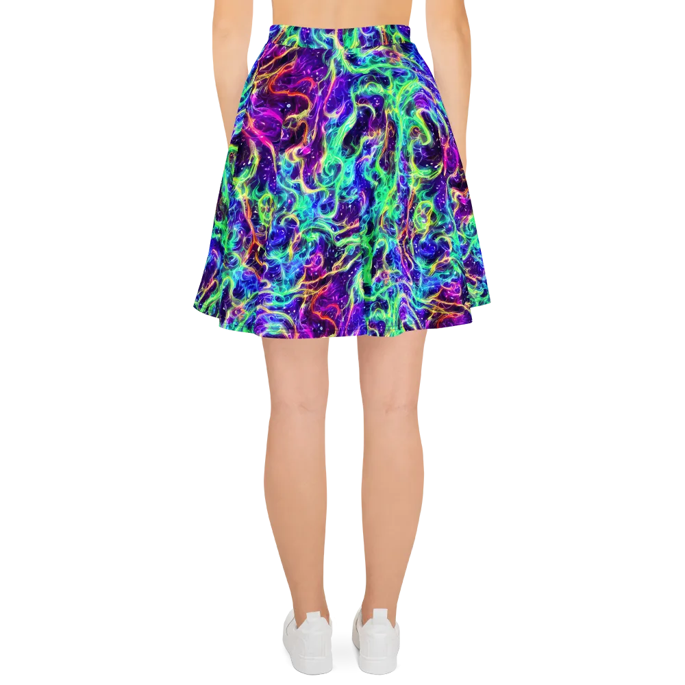 Afterdark Illusion on Skater Skirt — Back