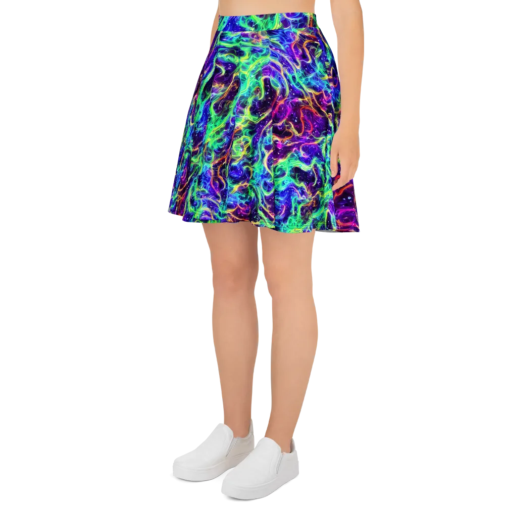 Afterdark Illusion on Skater Skirt — Left